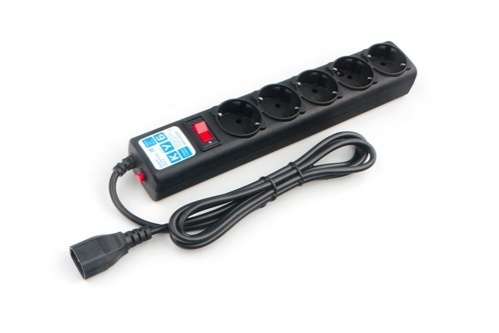 Сетевой фильтр, чёрный